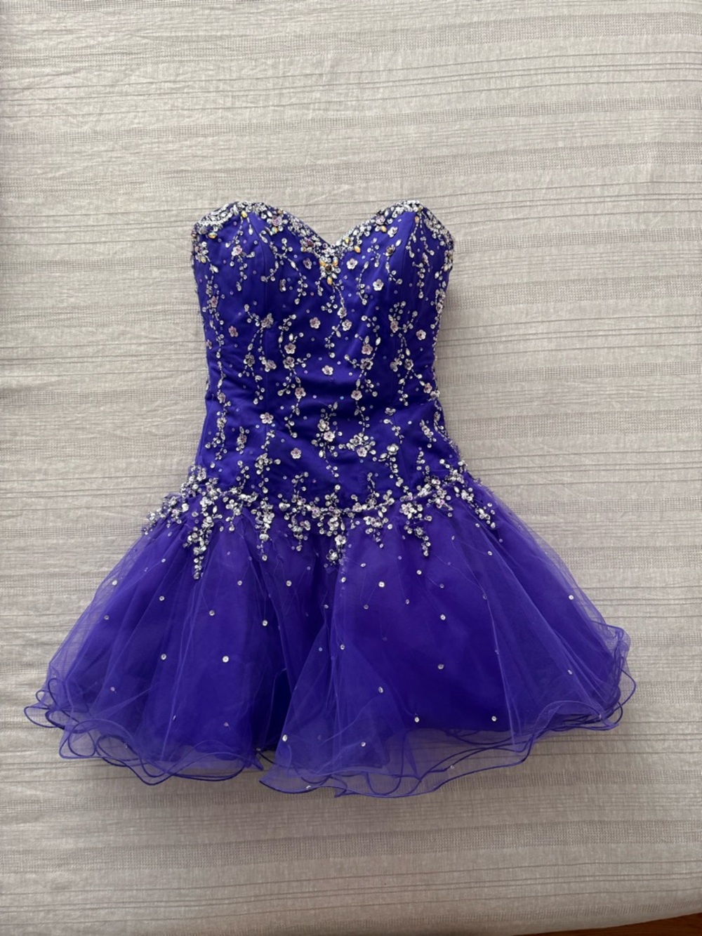 MoriLee Strapless Beaded Tulle Dress Sweet 16 / Quinceañera / Prom